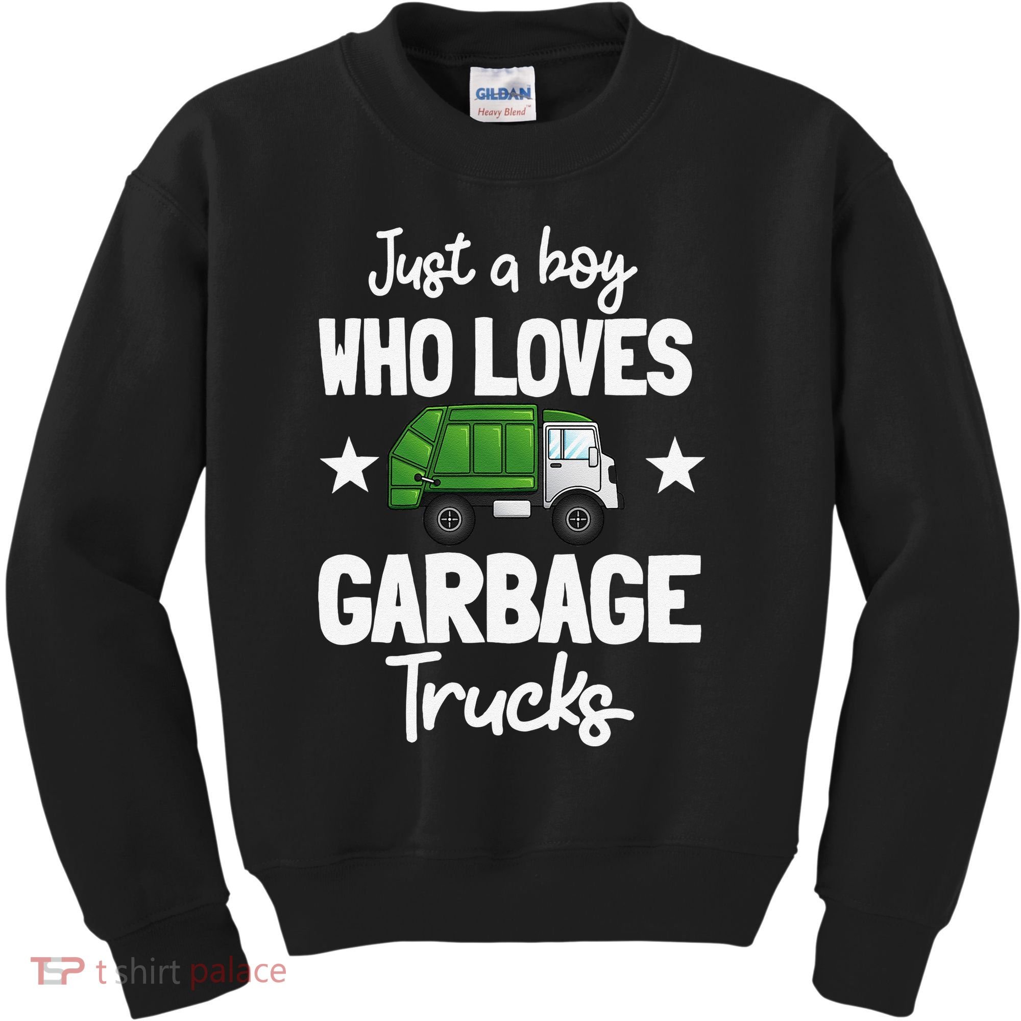 Recycling Garbage Truck Recycle Trash Collector Earth Day Kids Sweatshirt