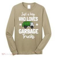 Recycling Garbage Truck Recycle Trash Collector Earth Day Long Sleeve Shirt thumb 0