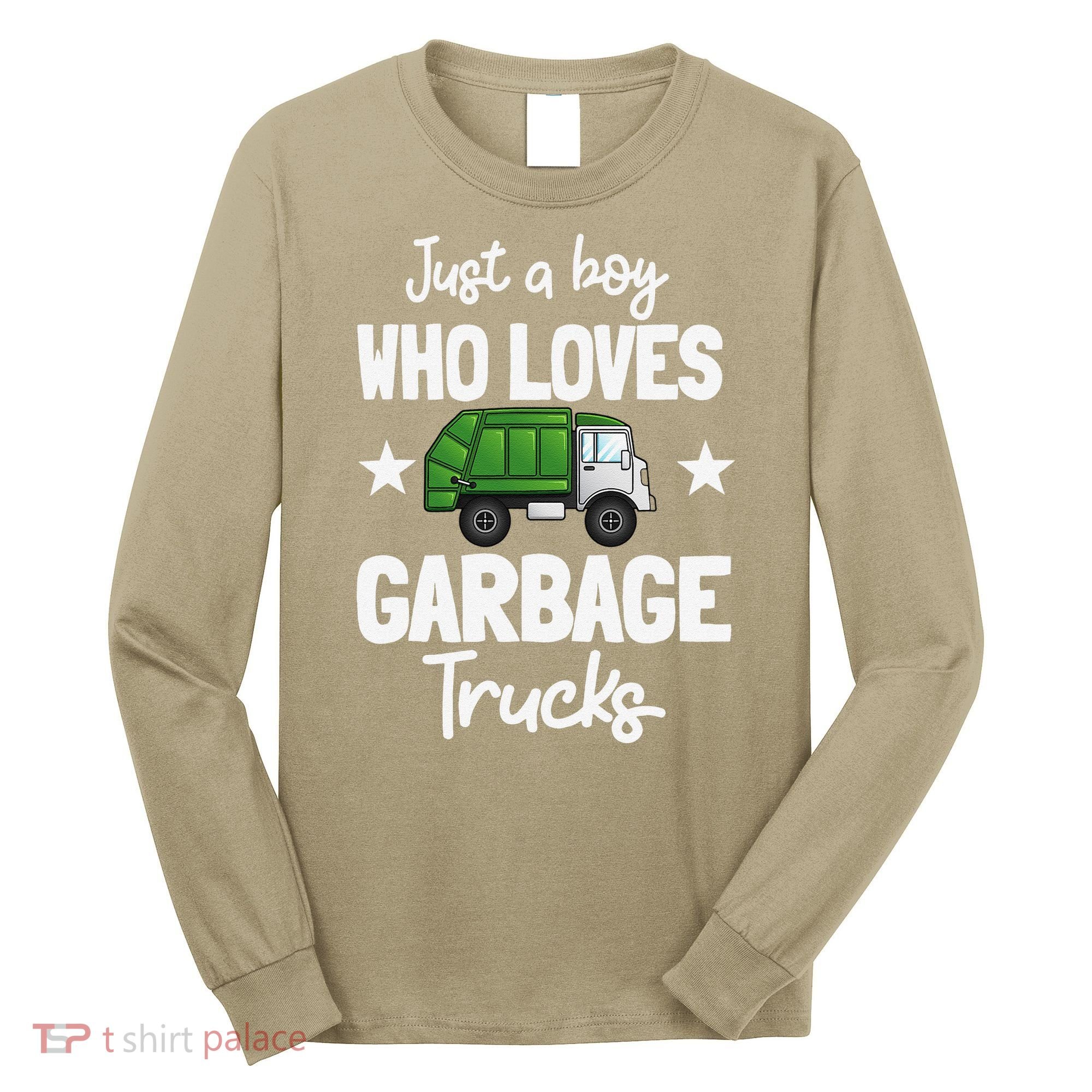 Recycling Garbage Truck Recycle Trash Collector Earth Day Long Sleeve Shirt