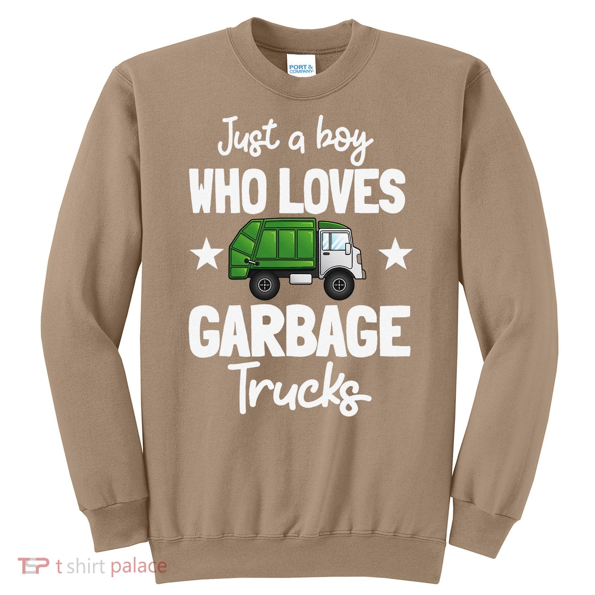 Recycling Garbage Truck Recycle Trash Collector Earth Day Sweatshirt