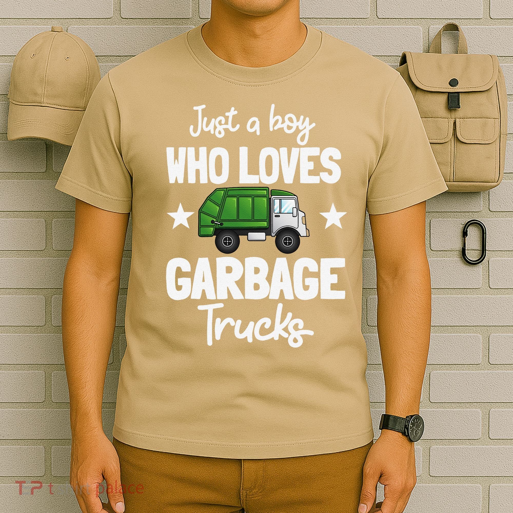 Recycling Garbage Truck Recycle Trash Collector Earth Day T-Shirt