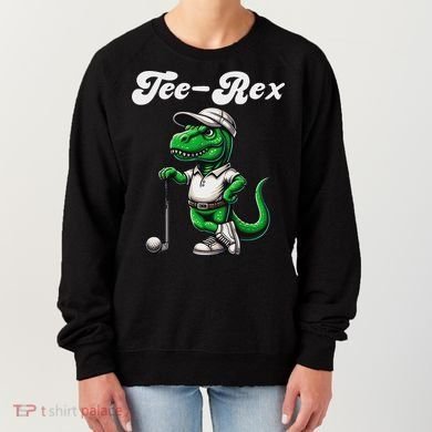 Rex Golf T Rex Dinosaur 's Golfing Women's Sweatshirt
