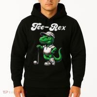 Rex Golf T Rex Dinosaur 's Golfing Hoodie thumb 2
