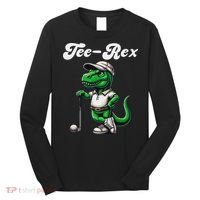 Rex Golf T Rex Dinosaur 's Golfing Long Sleeve Shirt thumb 0
