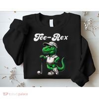 Rex Golf T Rex Dinosaur 's Golfing Sweatshirt thumb 2