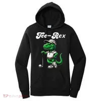 Rex Golf T Rex Dinosaur 's Golfing Women's Hoodie thumb 0