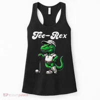 Rex Golf T Rex Dinosaur 's Golfing Women's Tank Top thumb 0
