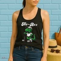 Rex Golf T Rex Dinosaur 's Golfing Women's Tank Top thumb 2