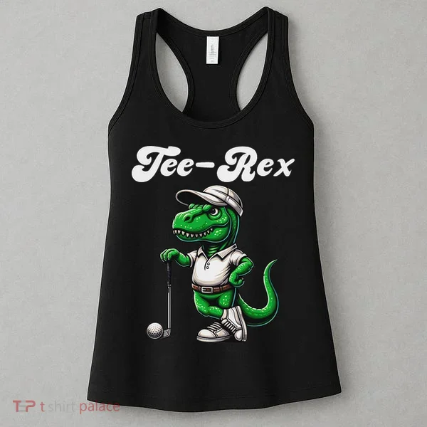 Rex Golf T Rex Dinosaur 's Golfing Women's Tank Top