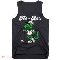 Rex Golf T Rex Dinosaur 's Golfing Tank Top thumb 0