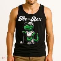 Rex Golf T Rex Dinosaur 's Golfing Tank Top thumb 3