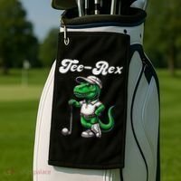 Rex Golf T Rex Dinosaur 's Golfing Golf Towel thumb 2