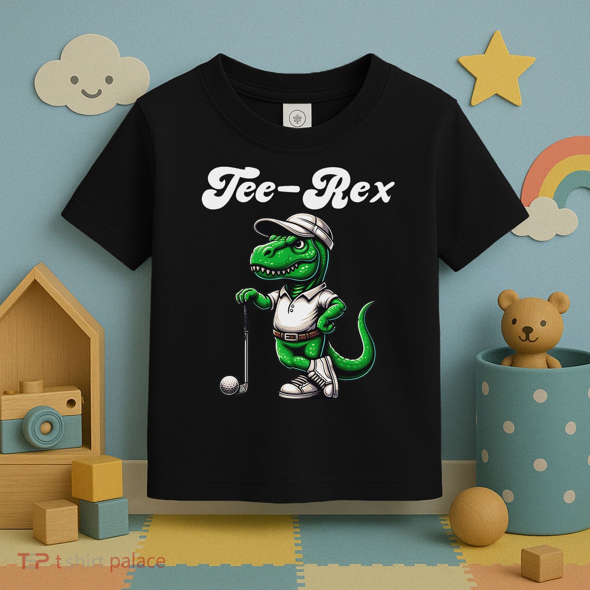 Rex Golf T Rex Dinosaur 's Golfing Toddler T-Shirt