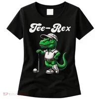 Rex Golf T Rex Dinosaur 's Golfing Women's T-Shirt thumb 0