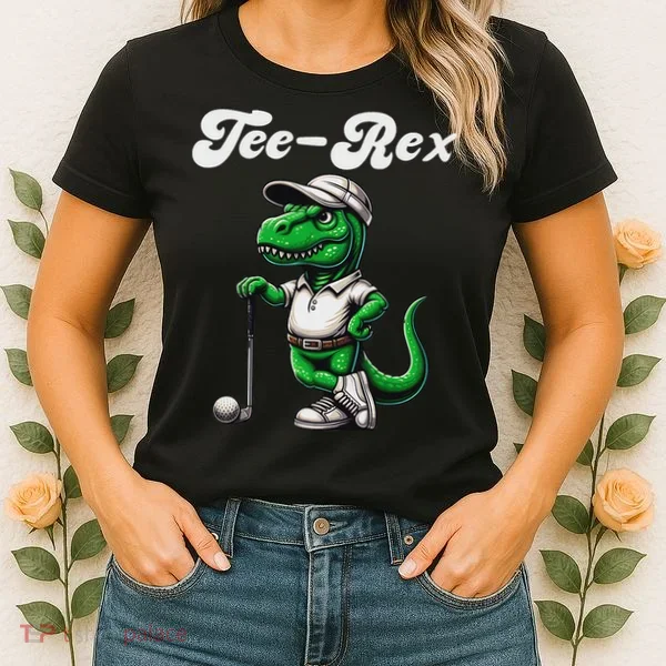 Rex Golf T Rex Dinosaur 's Golfing Women's T-Shirt