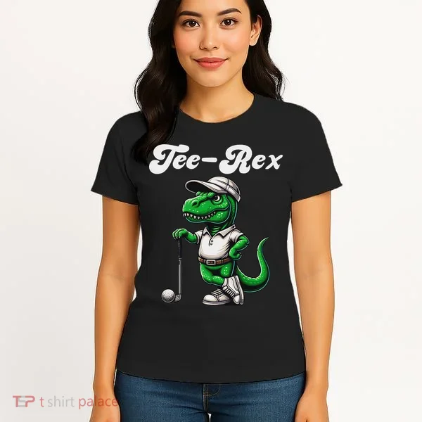 Rex Golf T Rex Dinosaur 's Golfing Women's T-Shirt