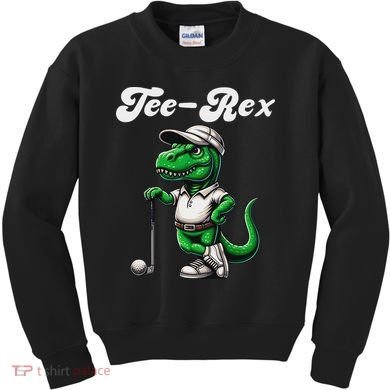 Rex Golf T Rex Dinosaur 's Golfing Kids Sweatshirt