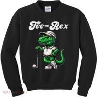 Rex Golf T Rex Dinosaur 's Golfing Kids Sweatshirt thumb 0