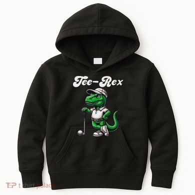 Rex Golf T Rex Dinosaur 's Golfing Kids Hoodie