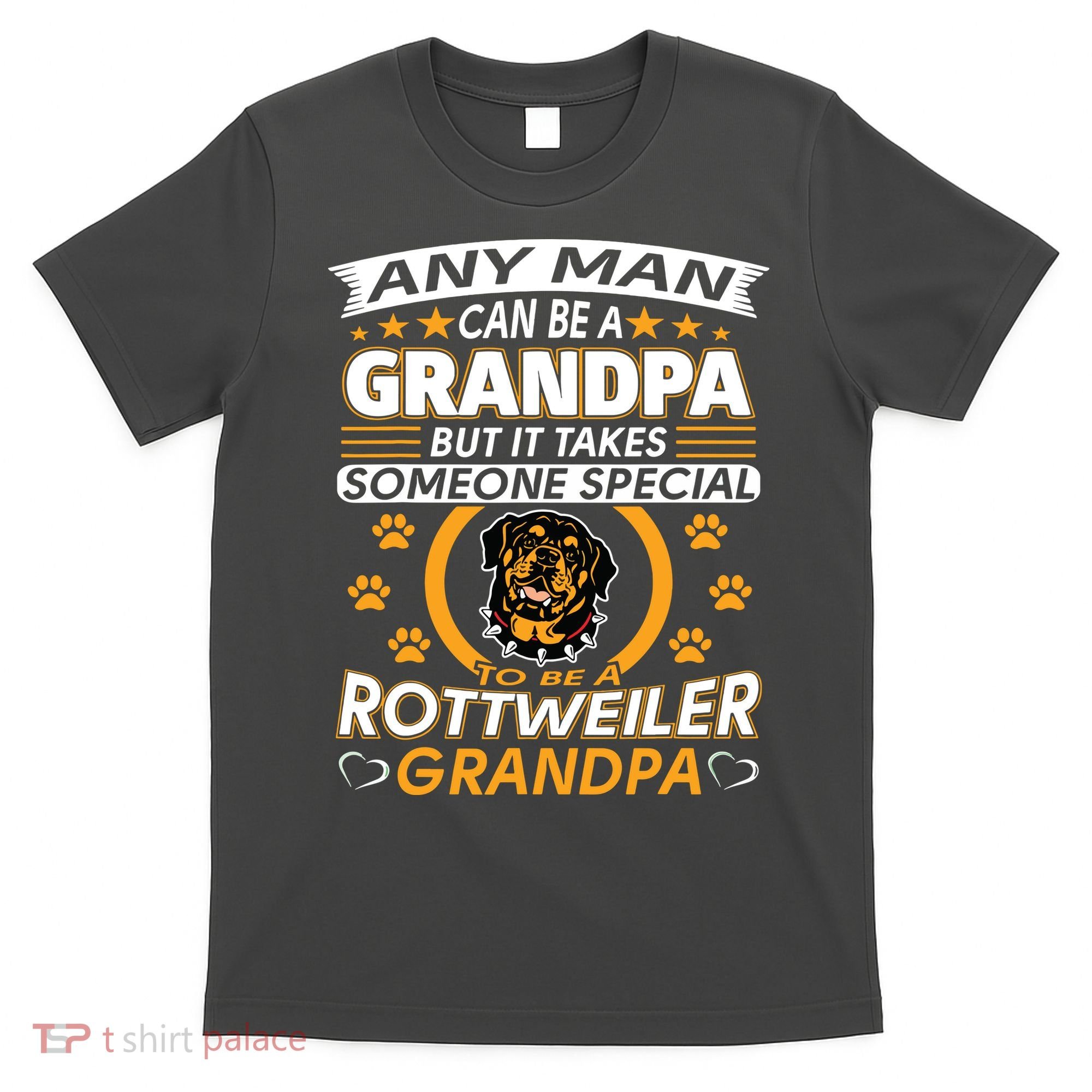 Rottweiler Grandpa T Best Gift For Grandparents Day T-Shirt