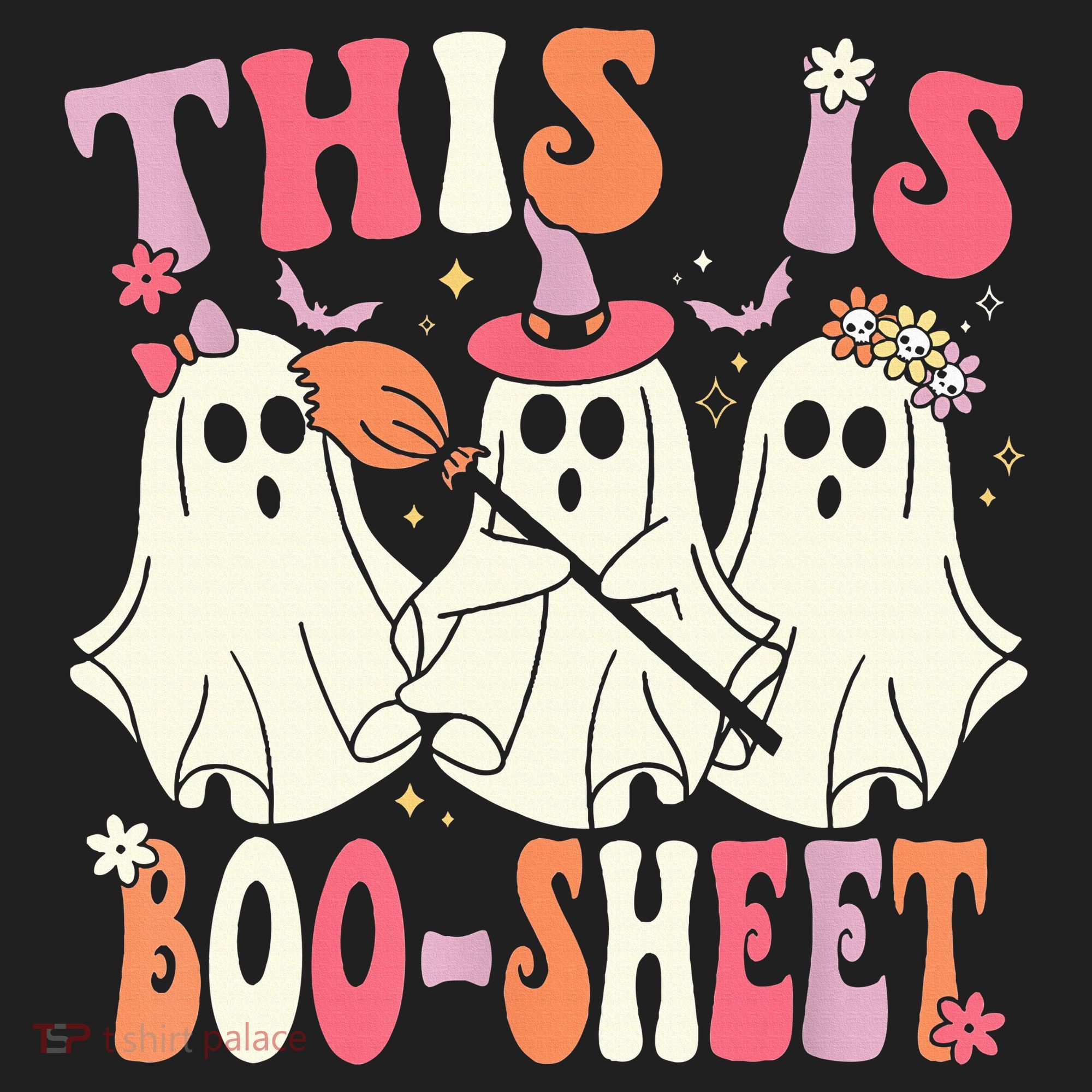 Retro Groovy This Is Some Boo Sheet Halloween Ghost Funny Beanie