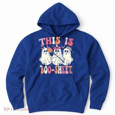 Retro Groovy This Is Some Boo Sheet Halloween Ghost Funny Hoodie