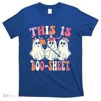 Retro Groovy This Is Some Boo Sheet Halloween Ghost Funny T-Shirt thumb 0