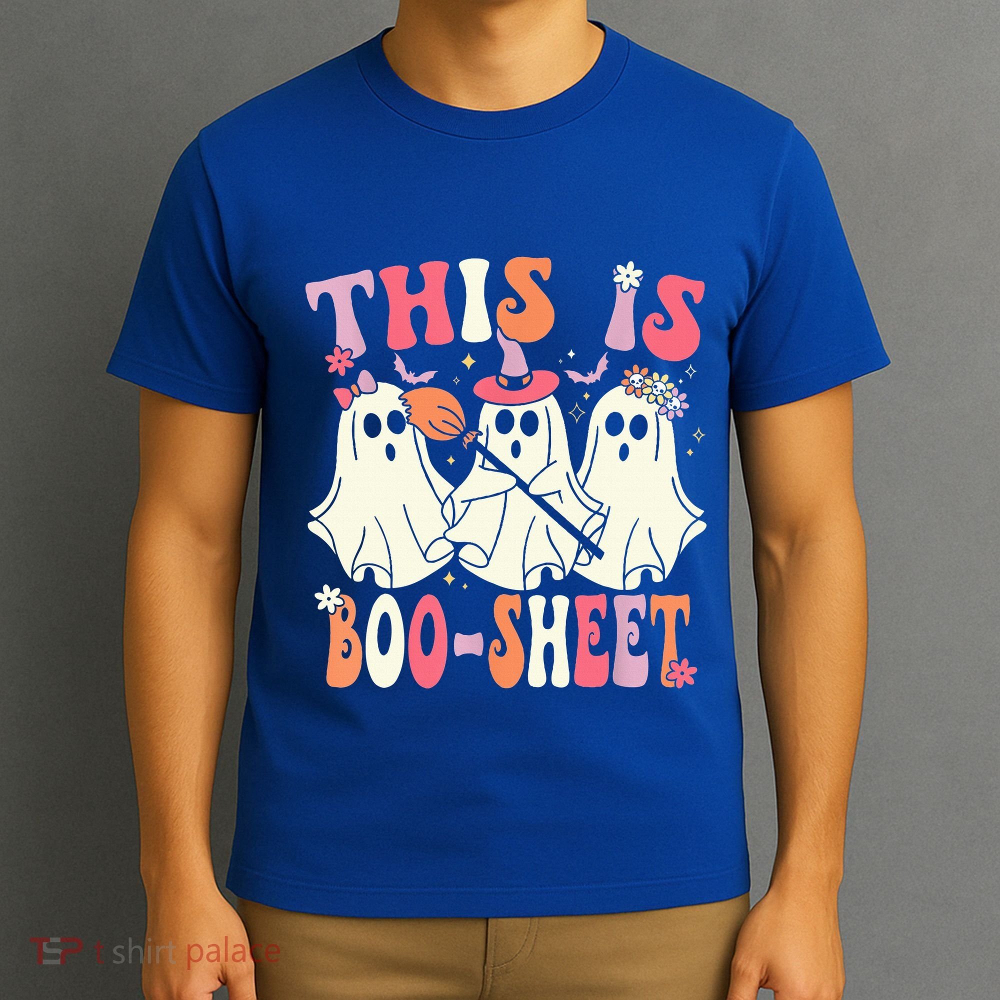 Retro Groovy This Is Some Boo Sheet Halloween Ghost Funny T-Shirt