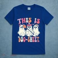 Retro Groovy This Is Some Boo Sheet Halloween Ghost Funny T-Shirt thumb 5