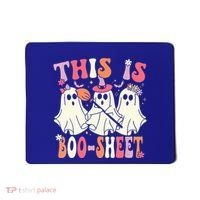 Retro Groovy This Is Some Boo Sheet Halloween Ghost Funny Mousepad thumb 0