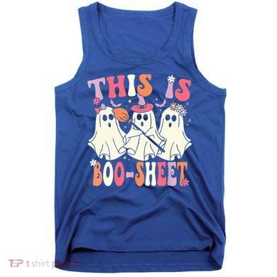 Retro Groovy This Is Some Boo Sheet Halloween Ghost Funny Tank Top