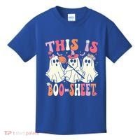 Retro Groovy This Is Some Boo Sheet Halloween Ghost Funny Kids T-Shirt thumb 0