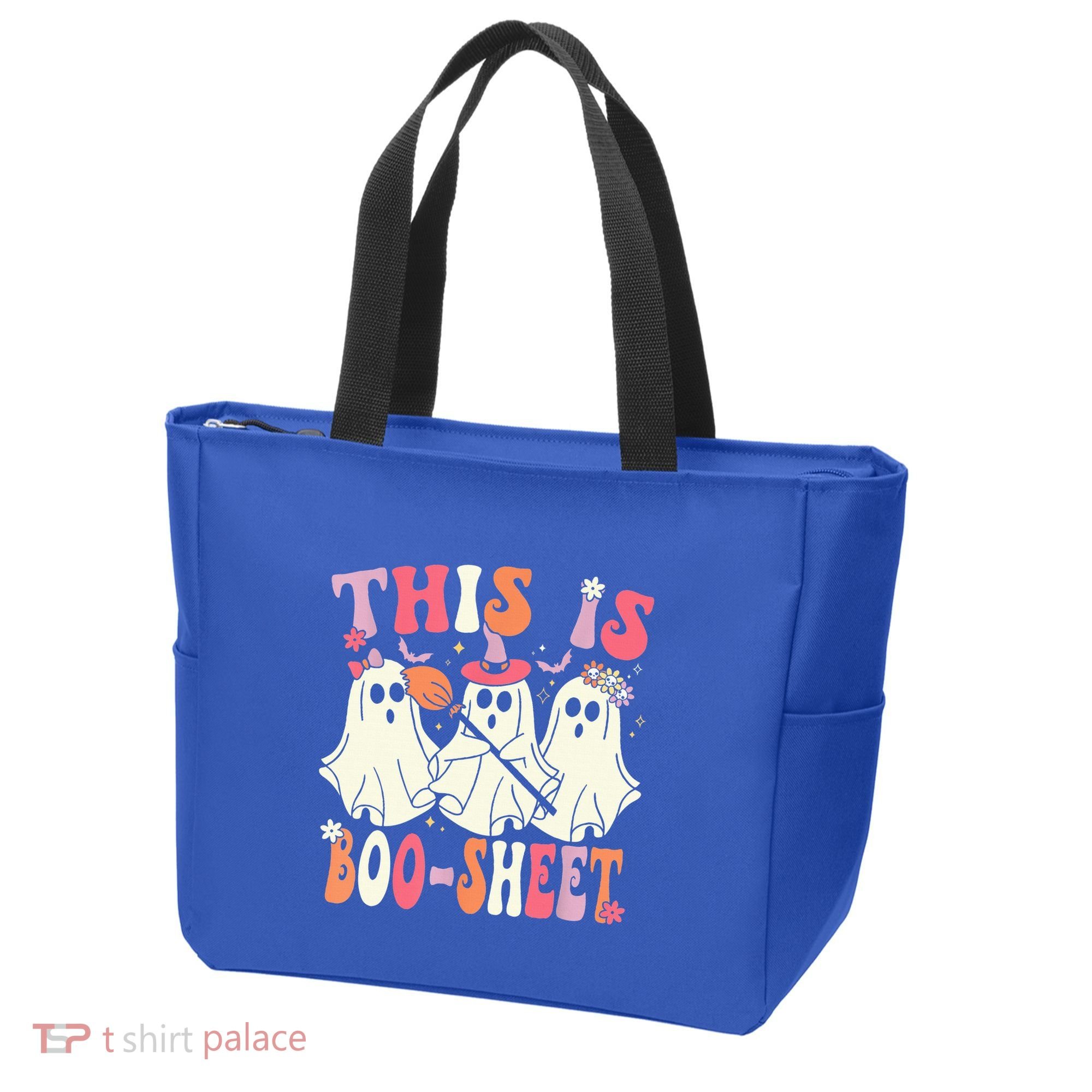 Retro Groovy This Is Some Boo Sheet Halloween Ghost Funny Tote Bag