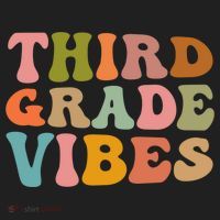 Retro Groovy Third Grade Vibes 3Rd Grade First Day Of School Gift Women's Sweatshirt thumb 2