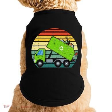 Retro Garbage Truck Waste Management Doggie Tank
