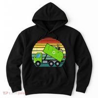Retro Garbage Truck Waste Management Hoodie thumb 0