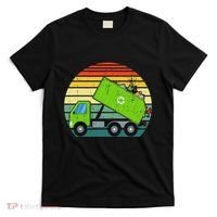 Retro Garbage Truck Waste Management T-Shirt thumb 0