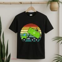 Retro Garbage Truck Waste Management T-Shirt thumb 2