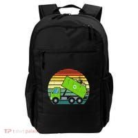 Retro Garbage Truck Waste Management Backpack thumb 0