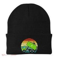 Retro Garbage Truck Waste Management Beanie thumb 0
