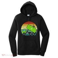 Retro Garbage Truck Waste Management Women's Hoodie thumb 0