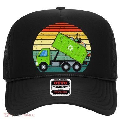 Retro Garbage Truck Waste Management Hat