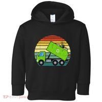 Retro Garbage Truck Waste Management Toddler Hoodie thumb 0