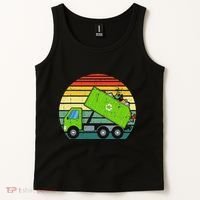 Retro Garbage Truck Waste Management Tank Top thumb 2