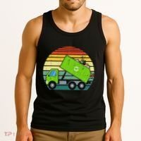 Retro Garbage Truck Waste Management Tank Top thumb 3