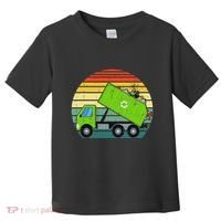 Retro Garbage Truck Waste Management Toddler T-Shirt thumb 0