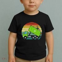 Retro Garbage Truck Waste Management Toddler T-Shirt thumb 2