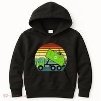 Retro Garbage Truck Waste Management Kids Hoodie thumb 0