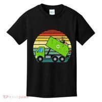 Retro Garbage Truck Waste Management Kids T-Shirt thumb 0