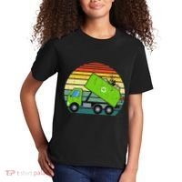 Retro Garbage Truck Waste Management Kids T-Shirt thumb 2